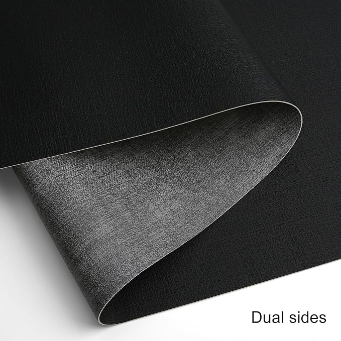 Table Runners 72 Inches Long, Dual-Sided Faux Leather Farmhouse Table Runner - Image 2