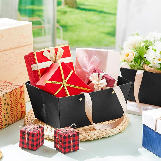 Tuanse 30 Pcs Basket for Gift Empty DIY Bulk Gift Basket Kit - Image 5
