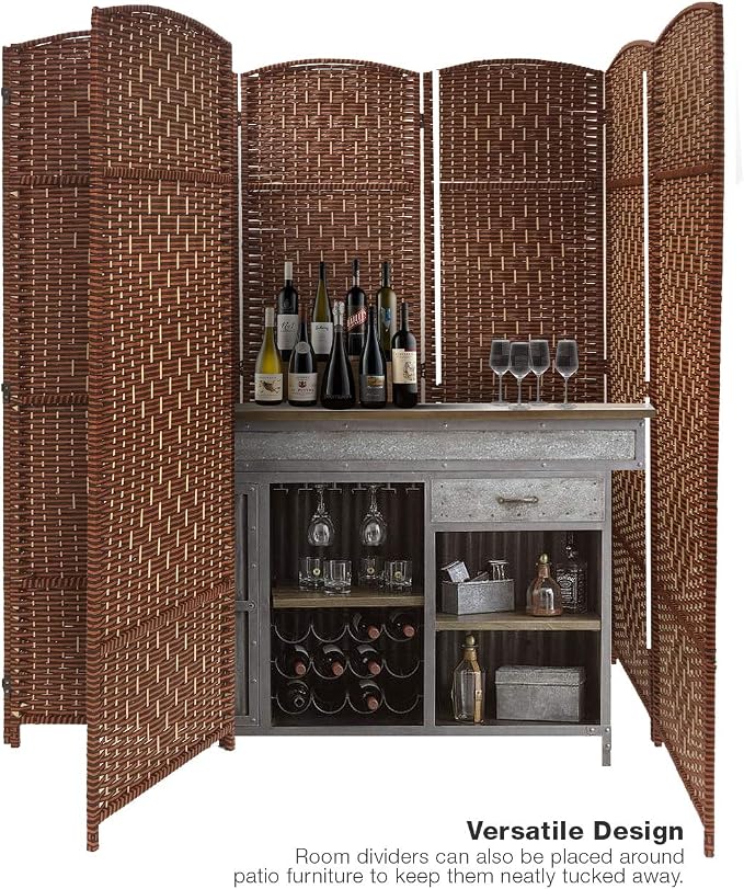 Sorbus 6 Panel Room Divider 6 ft. Tall - Image 6