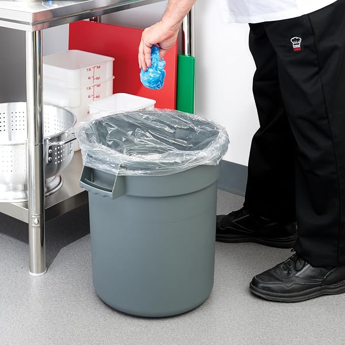 Winco PTC-10G Round Trash Can, 10 Gallon - Image 7