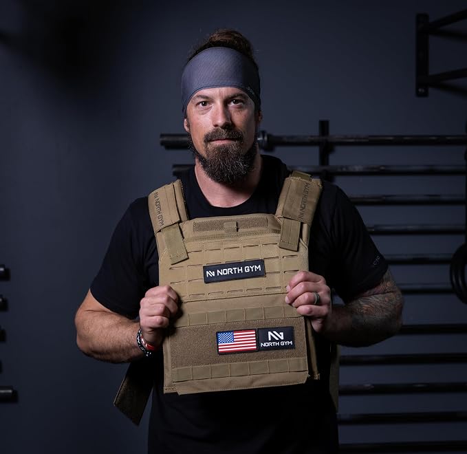 Northgym Adjustable Weighted Vest/Incl. 3D Weight Plates in 14lbs / 20lbs/ - Image 7