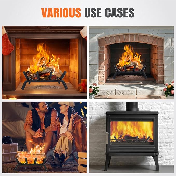 Fireplace Grates with Ember Retainer - Image 7