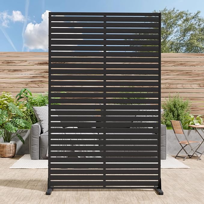 Privacy Fence Screen Outdoor Freestanding Privacy Panel, Room/Garden Divider by Outdoorchairs