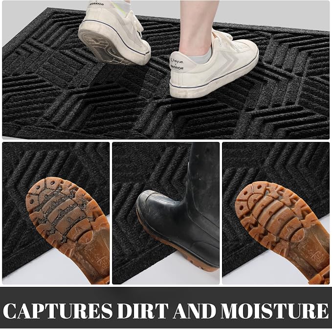 Yimobra Large Door Mat 47x32, All-Season Waterproof Outdoor Mats - Image 5