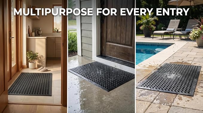 Large Rubber Doormat for Outside - Image 8