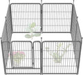 FXW Garden Fence Outdoor for The Yard – 32in x 18.2ft Heavy Duty Metal Animal by FXW