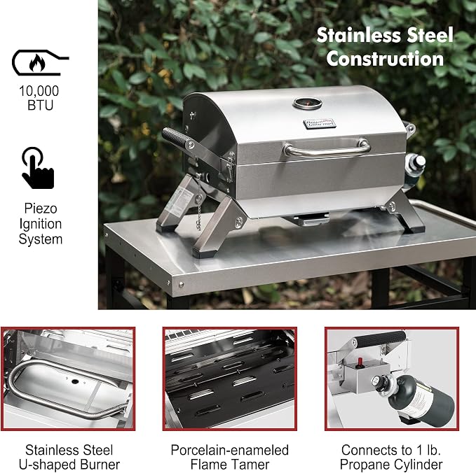 Stainless Steel Portable Grill - Image 5