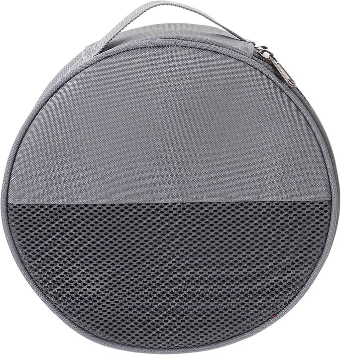Outdoor Tableware Bag Round Mesh Camping Storage Organizer by Toddmomy