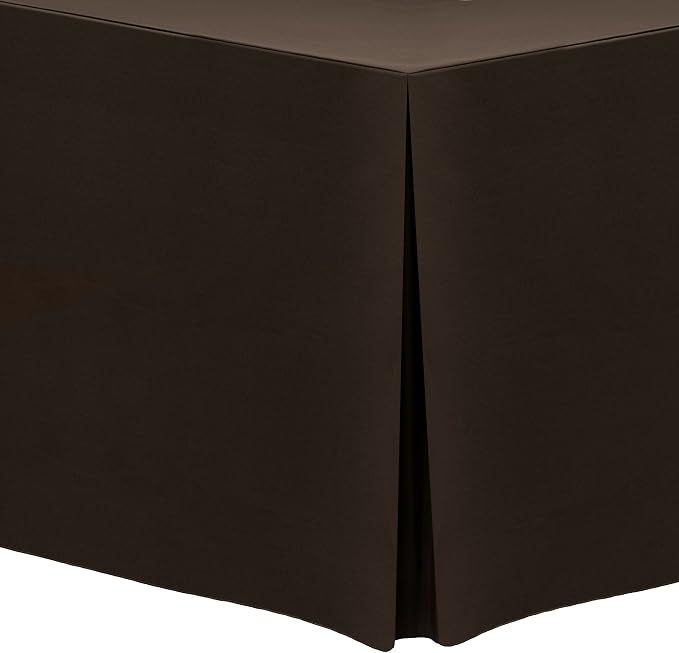 Ultimate Textile -5 Pack- 5 ft. Fitted Polyester Tablecloth by UltimateTextile