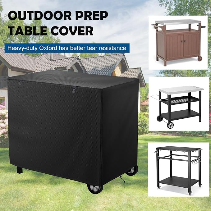 Outdoor Dining Cart Cover, Outdoor Prep Table Cover - Image 6