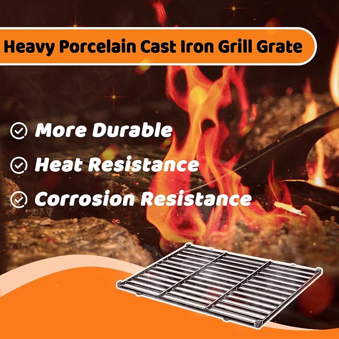 Uniflasy 7638 Porcelain-Enameled Cast Iron Cooking Grates - Image 6