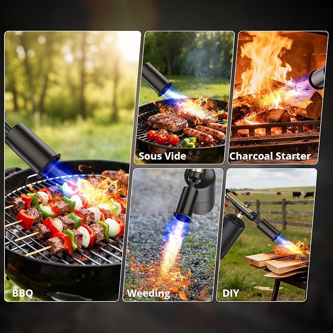 Powerful Cooking Propane Torch, Sous Vide, Adjustable Kitchen Torch - Image 7