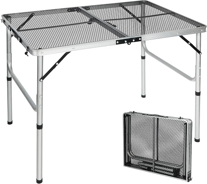 REDCAMP 36x24 Folding Grill Table by REDCAMP