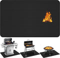 60x40 inch Under Grill Mat for Outdoor BBQ, Extra Large Fireproof Deck by Unknown
