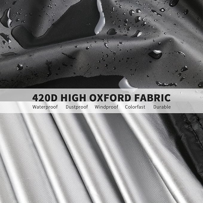 Outdoor Prep Table Cover 24 Inch, Waterproof Patio Stainless Steel Metal BBQ - Image 4