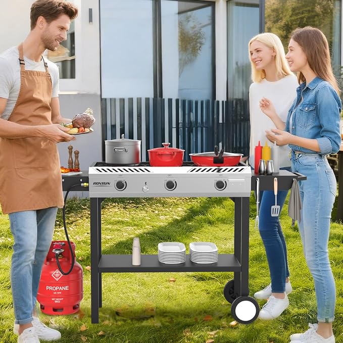 ROVSUN 3 Burner Propane Stove - Image 7