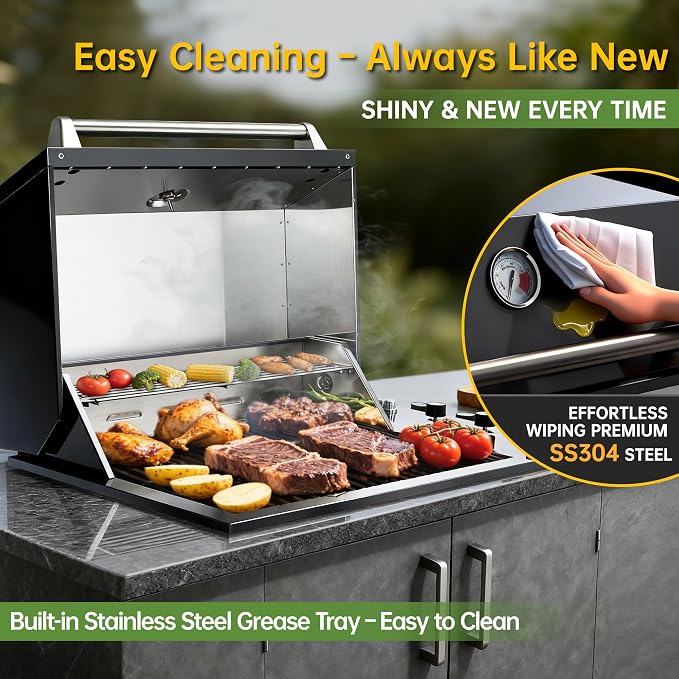 34-Inch Premium Built-In Liquid Propane Griddle - Image 9