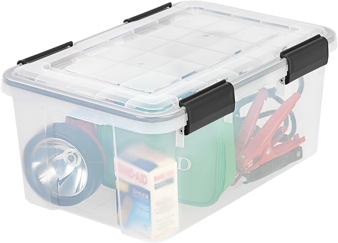 IRIS 19 Quart Weathertight Storage Box - Image 7