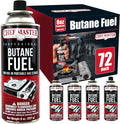 Chef Master 72x 8oz Butane Fuel Canister by ChefMasterProfessional