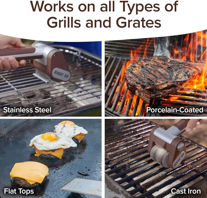 HorsePower Giddy Up Grill Cleaner AS SEEN ON TV! – Cordless, Rechargeable BBQ - Image 8