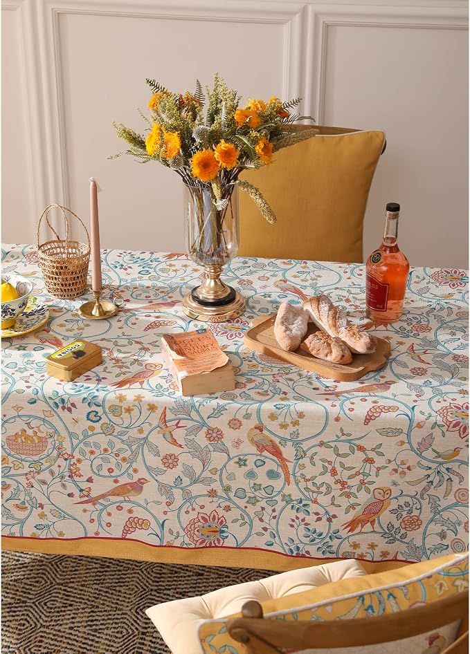 patdrea Designer Vintage French Tablecloth - Image 7