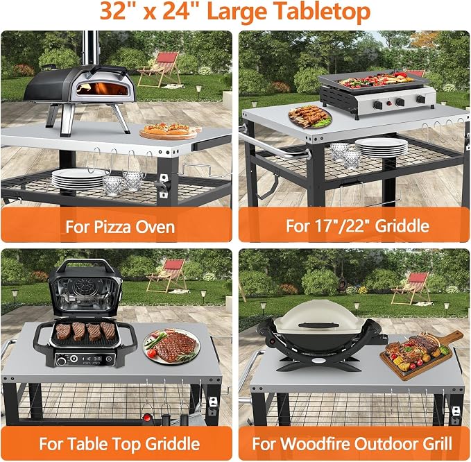Stainless Steel Pizza Oven Table - Image 4