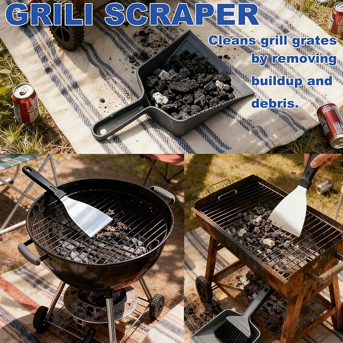 All-in-One Ash Cleanup Kit for Pellet Grills | 3-Piece Set Includes Large Ash - Image 4