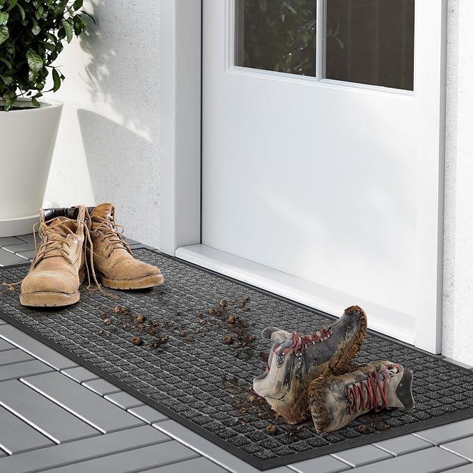 Kuyal Front Door Mat, Waterproof Welcome Mats - Image 2