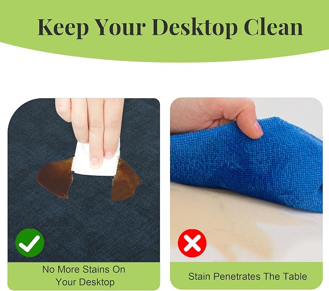 13-Inch Faux Leather Round Placemats Set of 6, Waterproof Anti-Slip Dual Sided - Image 5