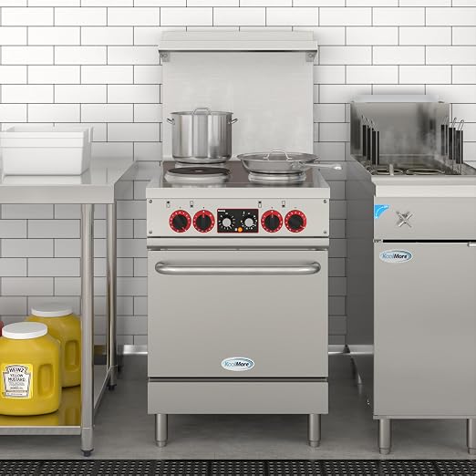 KoolMore 24 in. Commercial Electric Range - 208V 3-Phase - Image 4