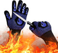 BBQ Fireproof Gloves, Grill Cut-Resistant 1472°F Heat Resistant Gloves by DKHDBD