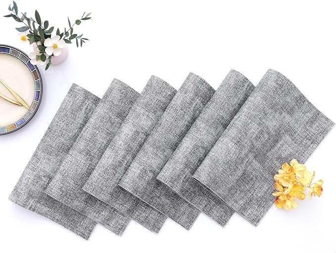 Homaxy Faux Leather Heat Resistant Placemats - Image 7