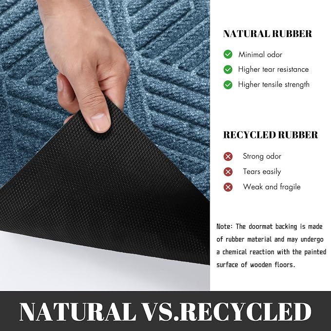 Yimobra Extra Large Door Mat 36x24, All-Season Waterproof Outdoor Mats - Image 4