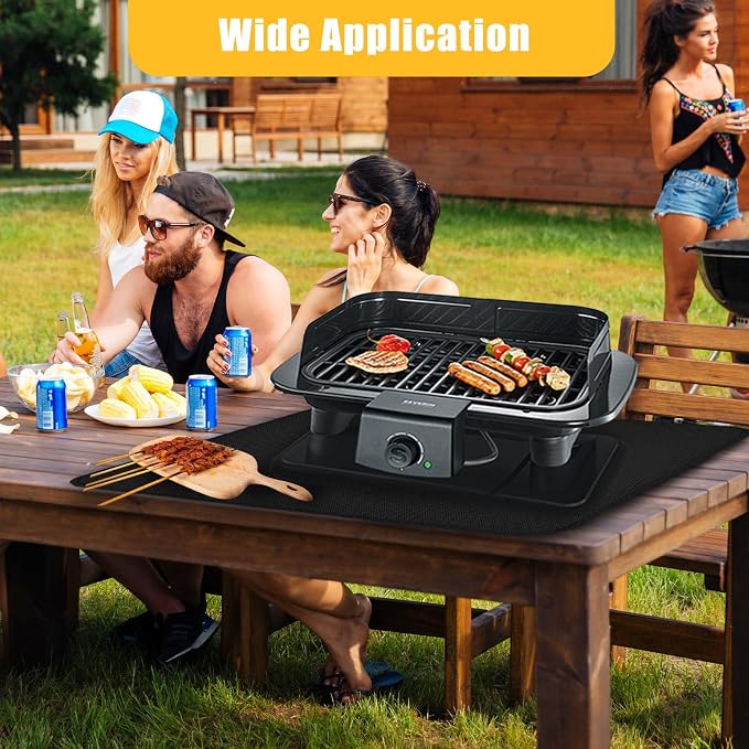 16" x 20" Rectangular Grill Mat, Fire Pit Mat Fireproof Under Grill Mat - Image 5