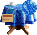 Maison d' Hermine Table Cloth Round Table 100% Cotton 63 Inches Tablecloth by MaisondHermine
