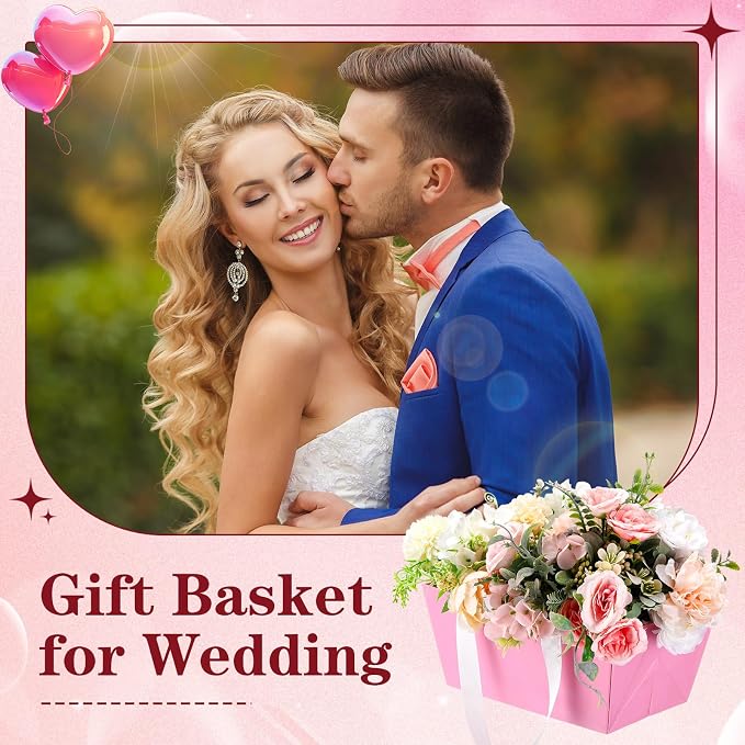 Glenmal 72 Pcs Baskets for Gifts Waterproof Empty Kraft Basket Bulk - Image 5