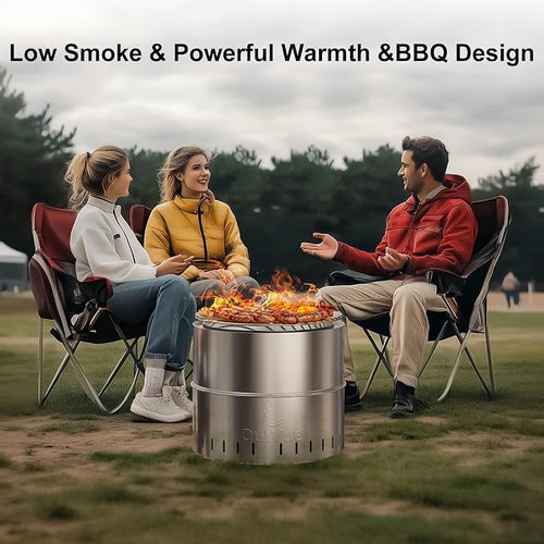 15.5 inch Stainless Steel Smokeless Fire Pit - Image 2