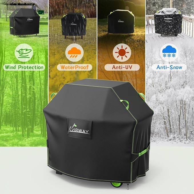 UIRWAY Gas Grill Cover 52 Inch, Waterproof, UV & Fade Resistant BBQ Grill Cover - Image 7