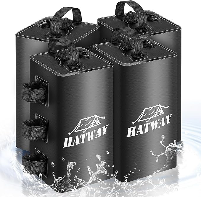 Canopy Water Weight Bag, 88 LBS Water Tent Weights Set of 4 Leg Weights - Image 9
