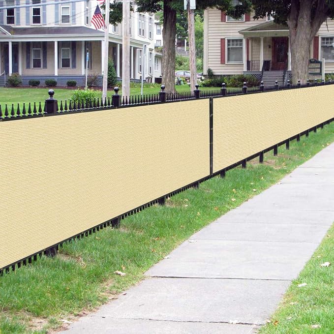 Sunnyglade 5 feet x 50 feet Privacy Screen Fence Heavy Duty Fencing Mesh Shade - Image 4