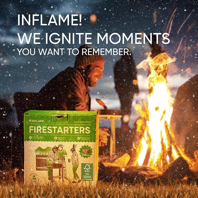 Inflame Fire Starters 130 pcs Fire Starters - Image 6