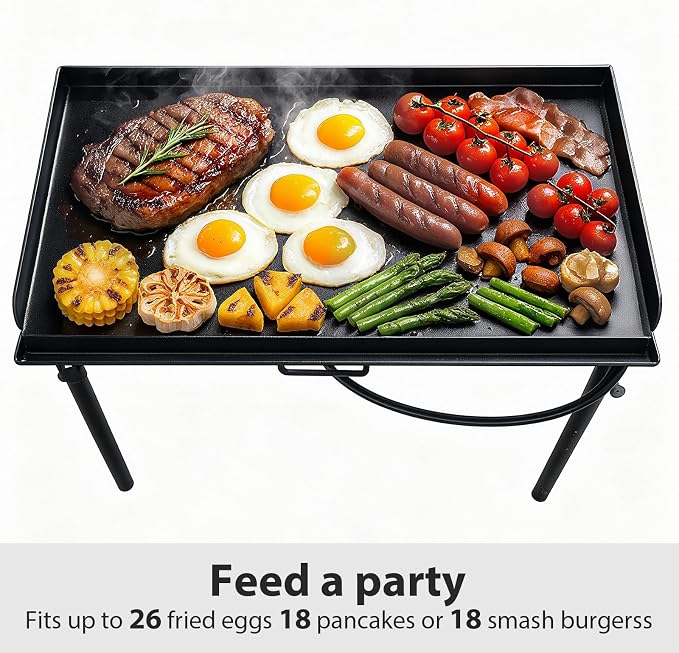 Utheer 32" x 14" Ceramic Nonstick Cast Iron Griddle - Image 8