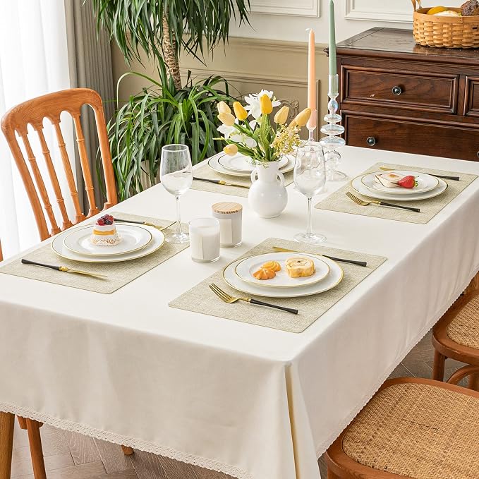 Romanstile Vinyl Placemats Set of 6-12 X 17 Inch - Image 7