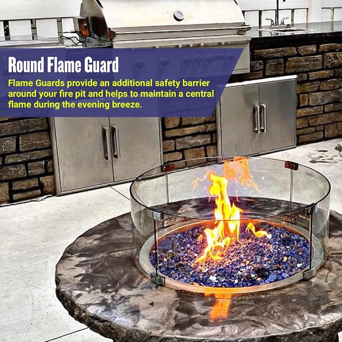 American Fire Products | Tempered Glass Flame Guard - Image 2
