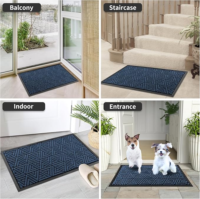 Yimobra Outdoor Mats for Front Door 29.5x17, Stops Mud & Dirt at Entrance - Image 9