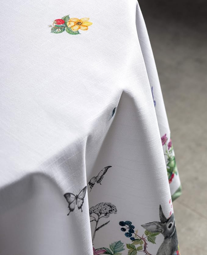 Maison d' Hermine Table Cloth Round Table 100% Cotton 63 Inches Tablecloth - Image 7