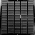 Repa Market Air Vent Cover 20x20 Inch Black Galvanized Steel Louvered Grill by RepaMarket