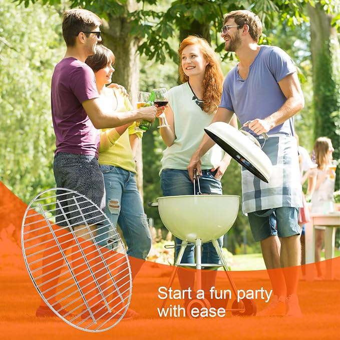 Coolbird 17 Inch Charcoal Grill Grate, Compatible - Image 5