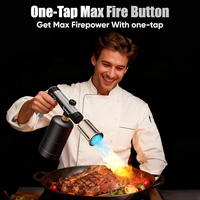 Powerful Propane Torch Head, Culinary Torch Lighter, Kitchen Cooking Torch - Image 7
