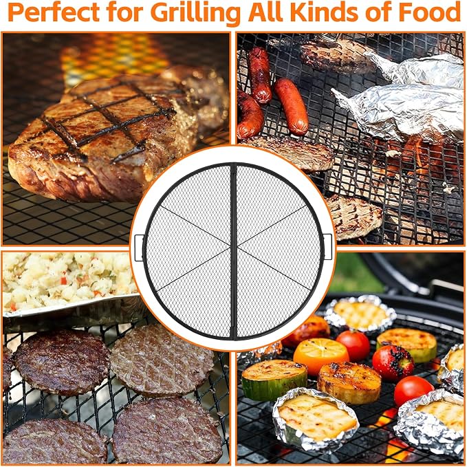 X-Marks Fire Pit Cooking Grill Grate - Image 8